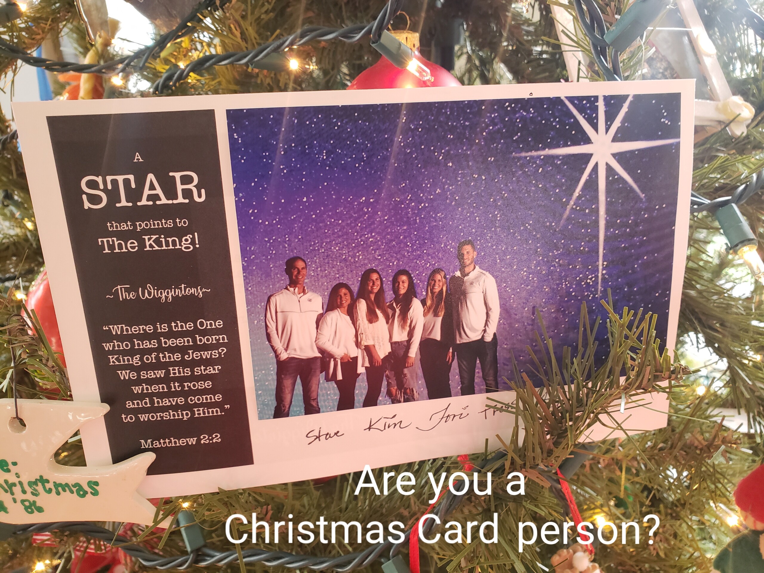 Are you a Christmas Card Person?